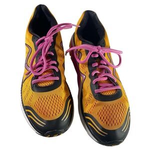 MBT Zee 17 Running Shoes Women Size 10.5 Yellow Black Pink Pivot Strike Sneakers